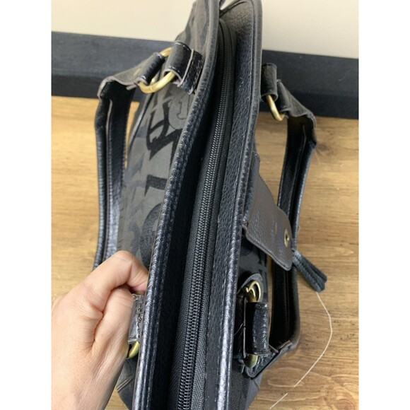 Etienne Aigner Women's Zip Shoulder Handbag Brown Soft Genuine Leather - Picture 11 of 16